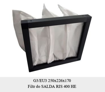 Filtr EU3 do SALDA RIS 400 H (250x226x170)