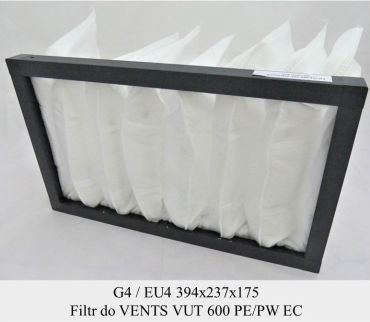 Filtr EU4 do VENTS VUT 600 PE/PW EC (394x237x175)