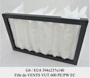 Filtr EU4 do VENTS VUT 600 PE/PW EC (394x237x140)