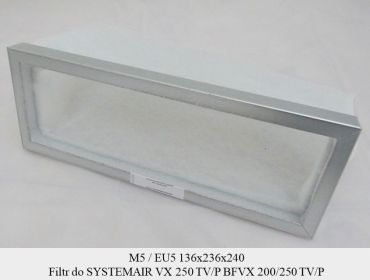 Filtr EU5 do SYSTEMAIR VX 250 TV/P (136x236x240)