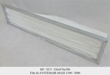 Filtr EU5 do SYSTEMAIR MAXI 1500 / 2000 BFM 1500/2000 (196x876x380)