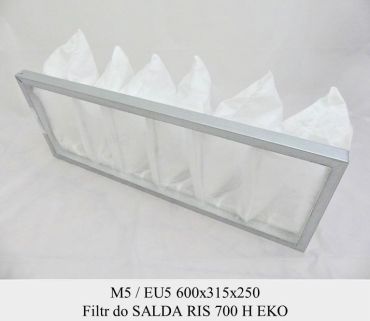 Filtr EU5 do SALDA RIS 700 H EKO (600x315x250)
