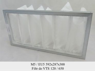 Filtr EU5 do VTS VS 120/650 (592x287x300)