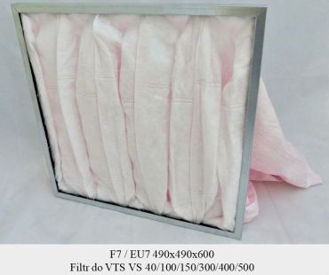 Filtr EU7 do VTS VS 40/100/150/300/400/500 (490x490x600)